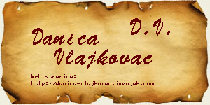 Danica Vlajkovac vizit kartica